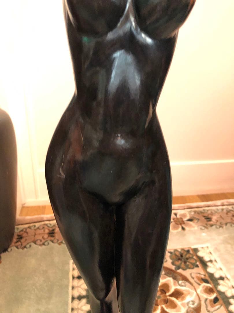 裸婦像 木製 約60cm 3.2kg