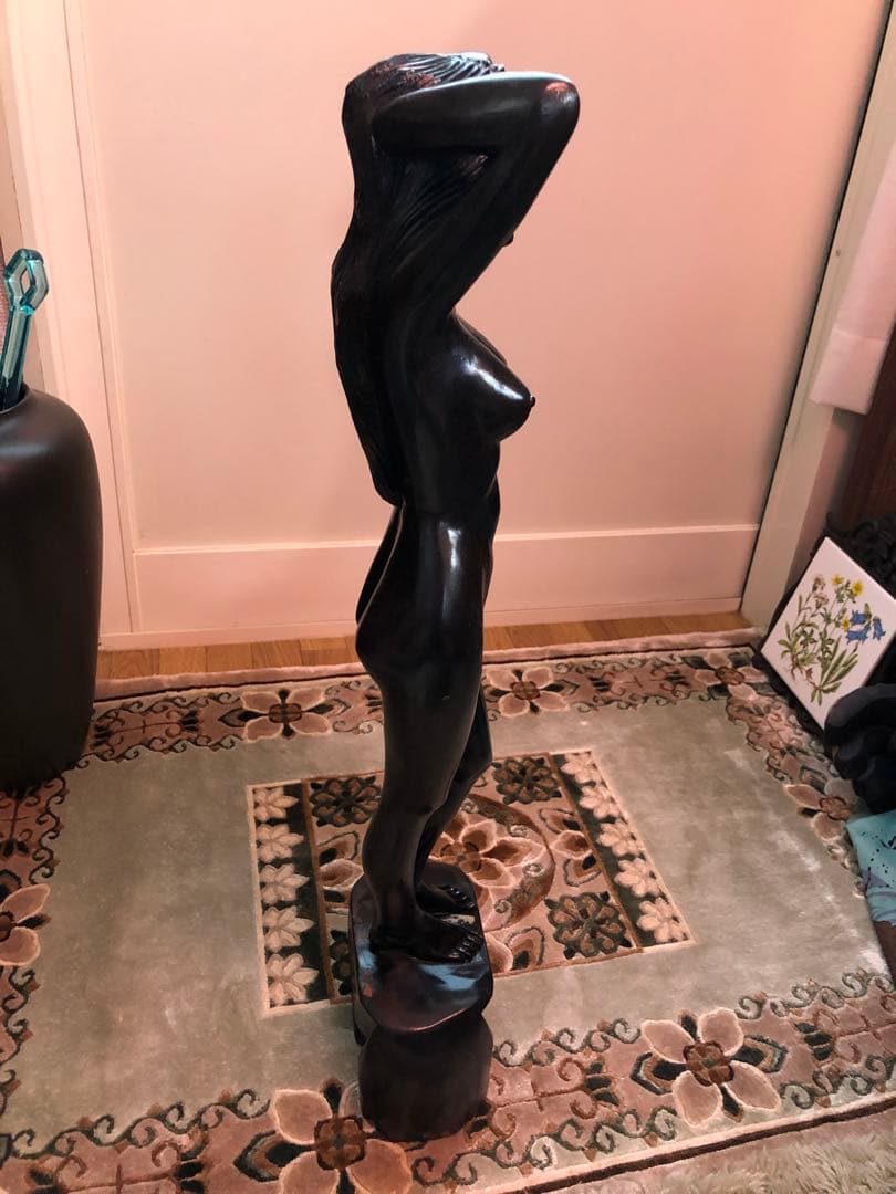 裸婦像 木製 約60cm 3.2kg
