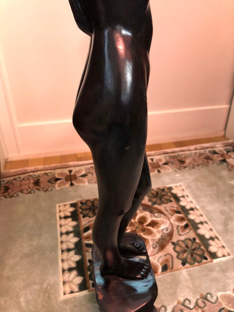 裸婦像 木製 約60cm 3.2kg