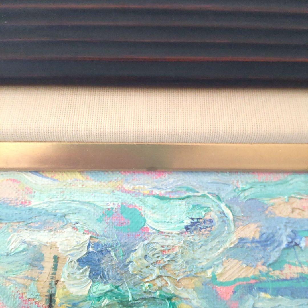 真作 太田國廣 イタリア マジョレ教会 油絵 油画 風景画 3号