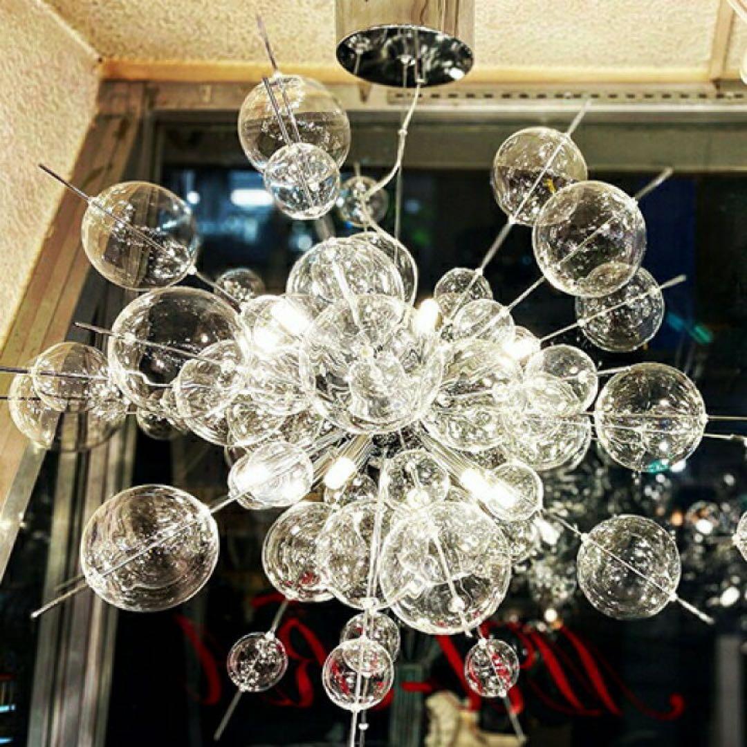 Bubble large Gold シャンデリア