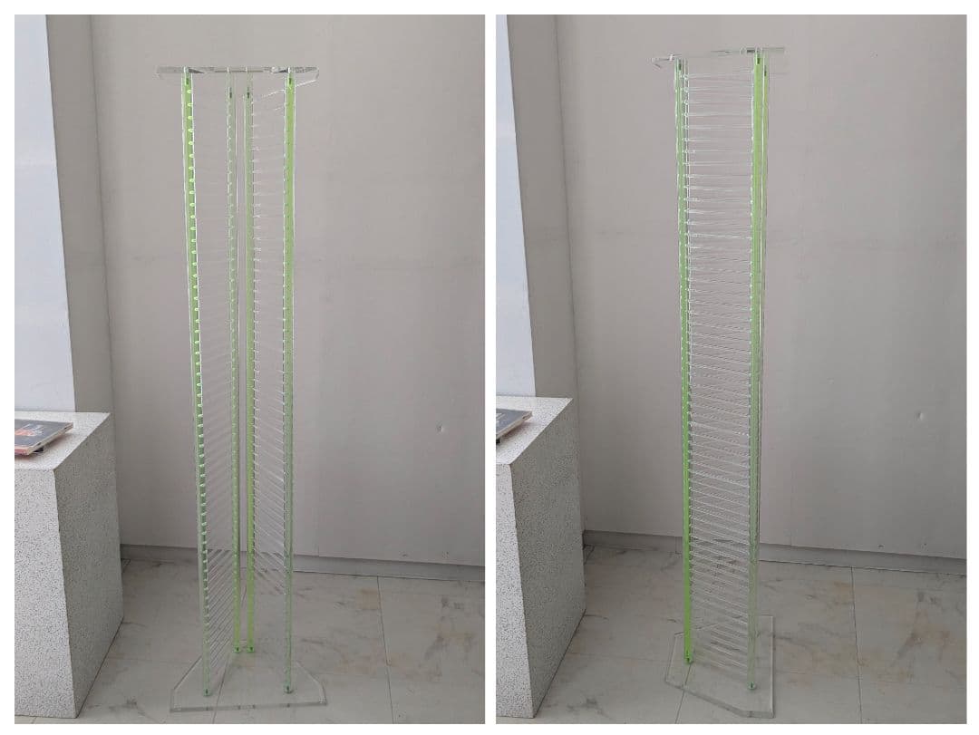 90s ヴィンテージ CDラック レトロポップ ポストモダン スペースエイジ