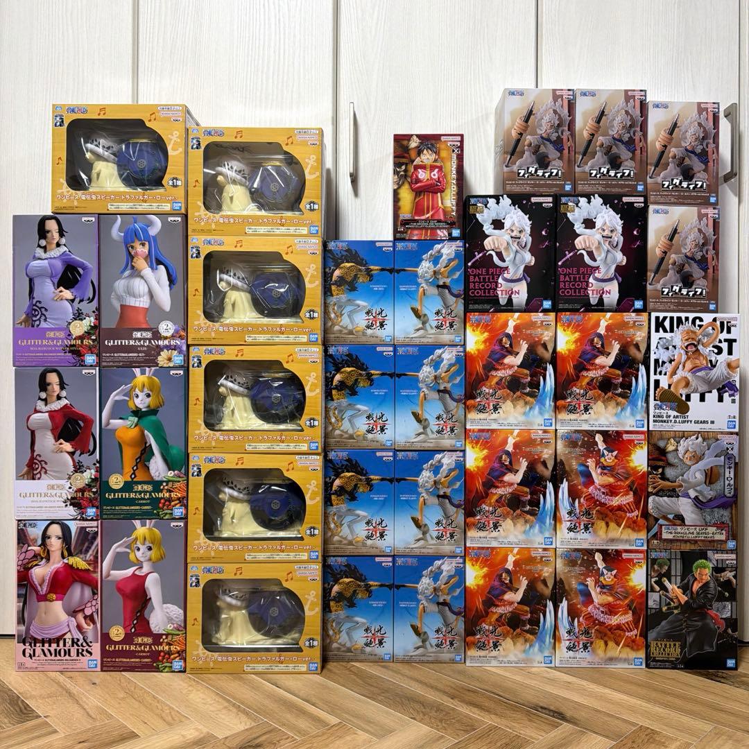 ONE PIECE フィギュア スピーカー 36個セット まとめ売り ギア5 - メルカリ