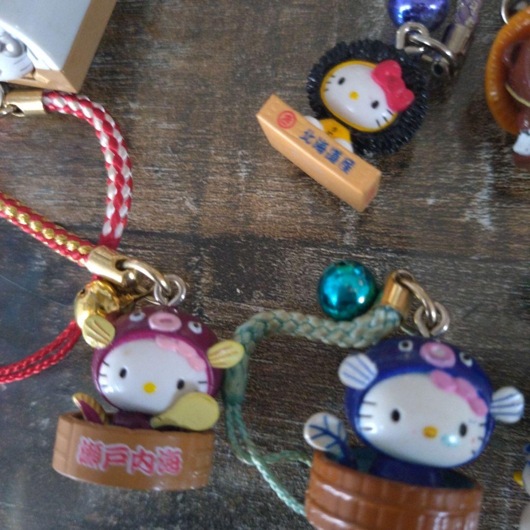 ご当地キティ 根付 ストラップ キーホルダー　まとめ売り サンリオ 　34点