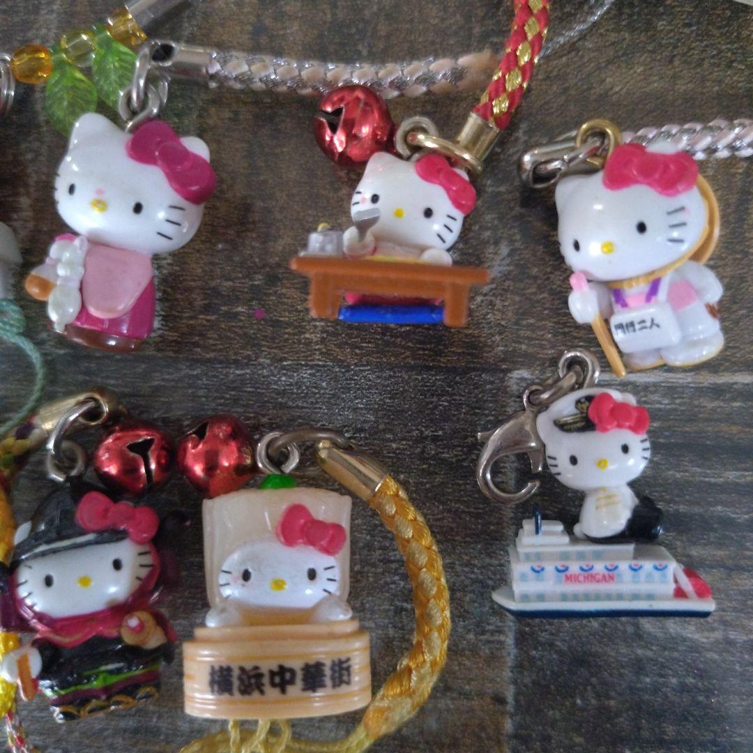 ご当地キティ 根付 ストラップ キーホルダー　まとめ売り サンリオ 　34点
