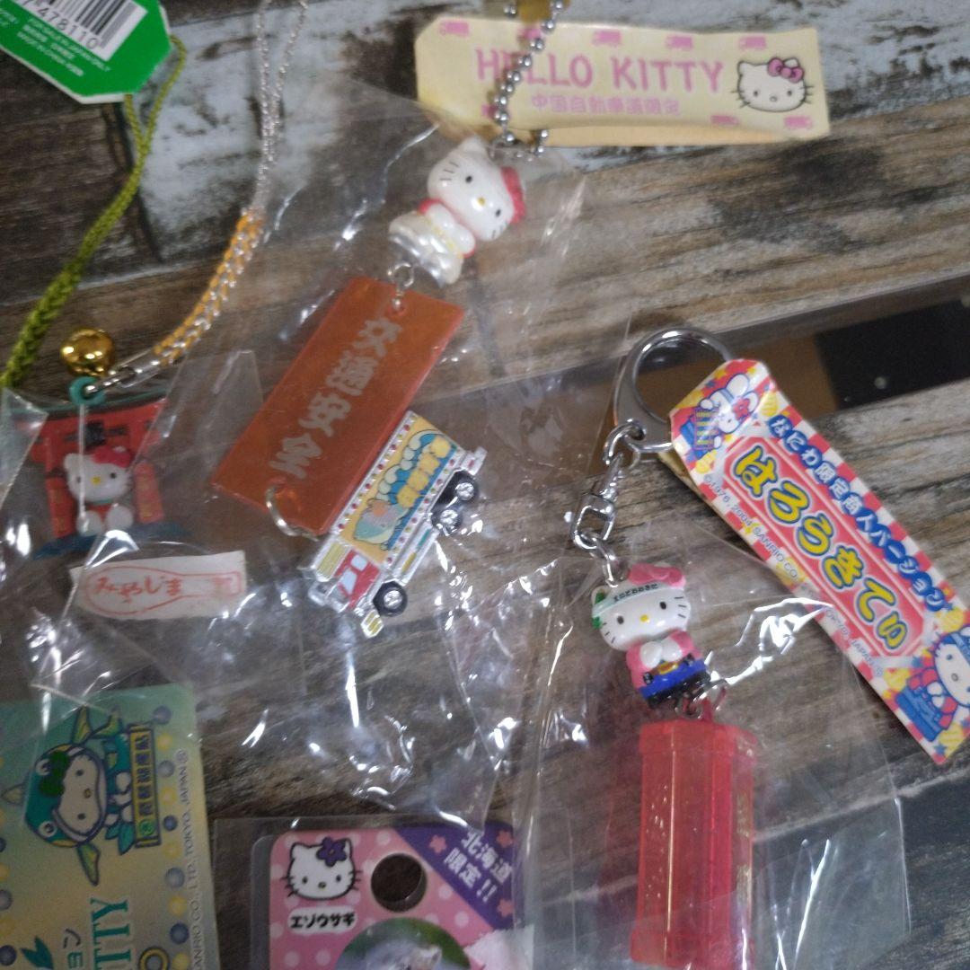 ご当地キティ 根付 ストラップ キーホルダー　まとめ売り サンリオ 　34点
