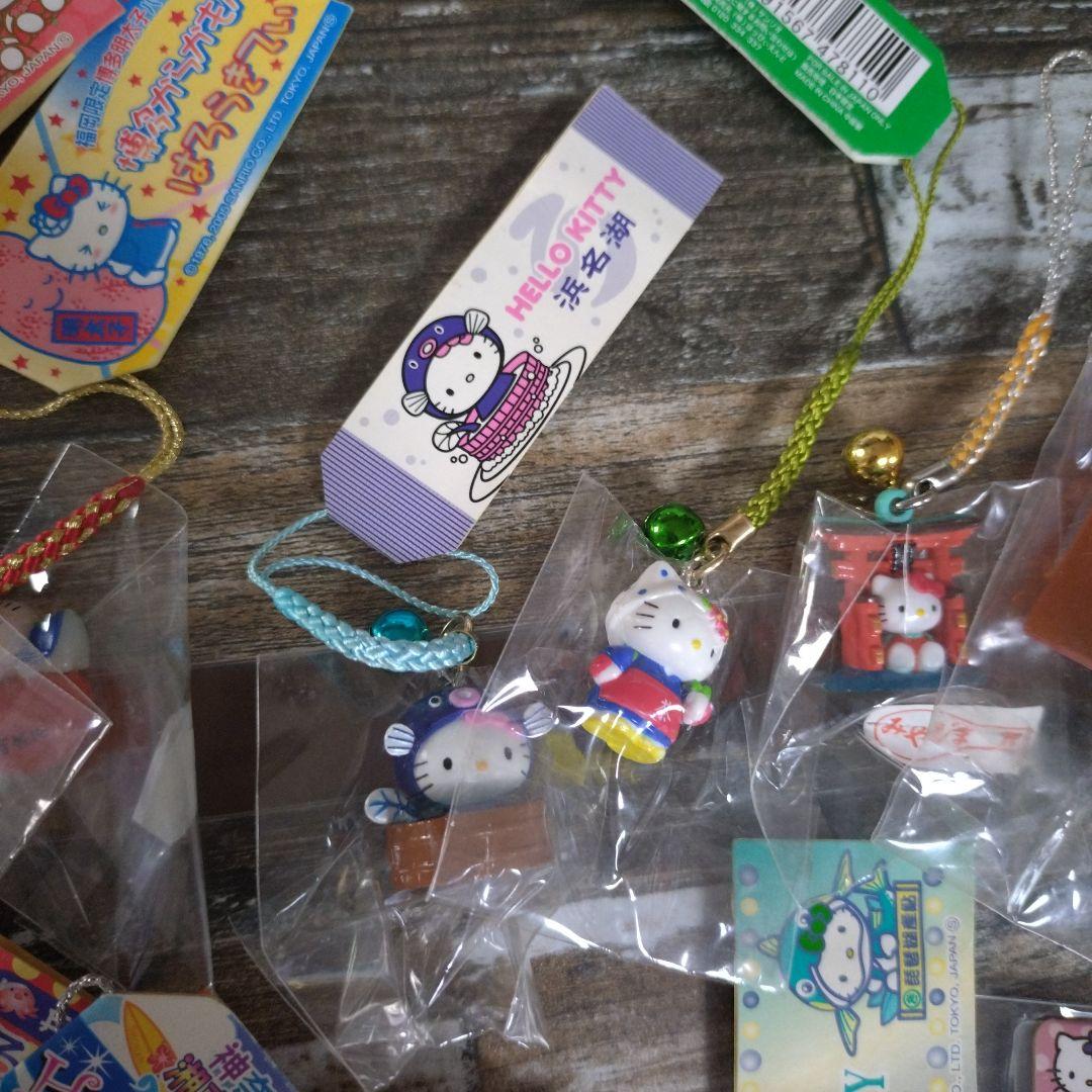 ご当地キティ 根付 ストラップ キーホルダー　まとめ売り サンリオ 　34点