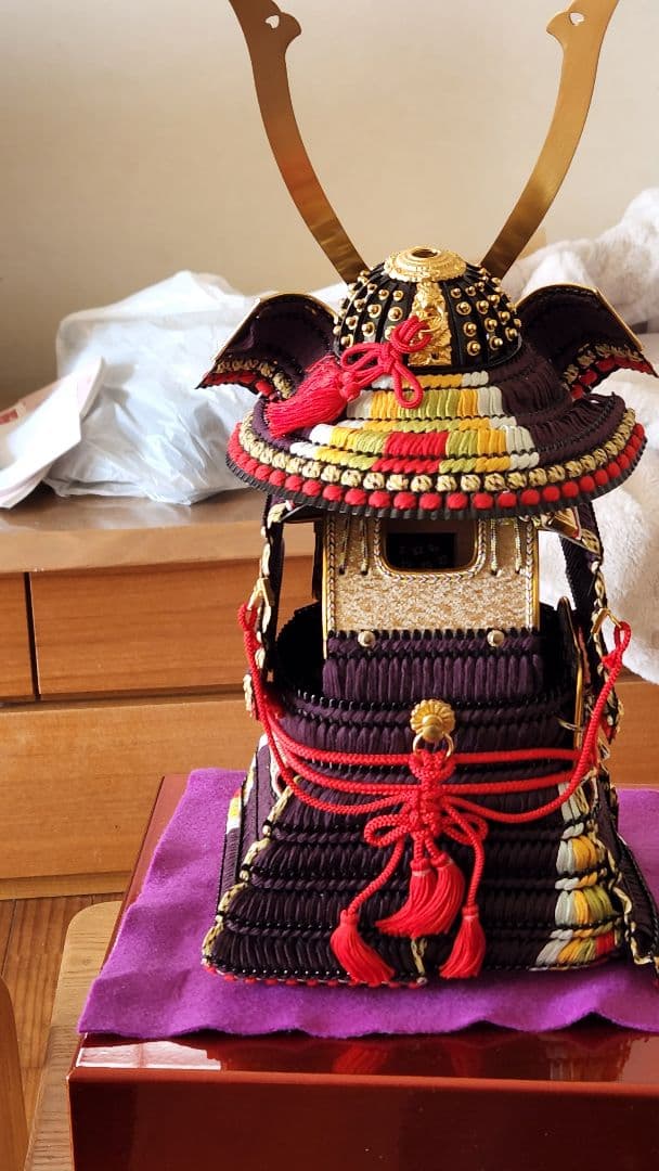五月人形 武士の鎧、武蔵朔太郎作。特別価格！