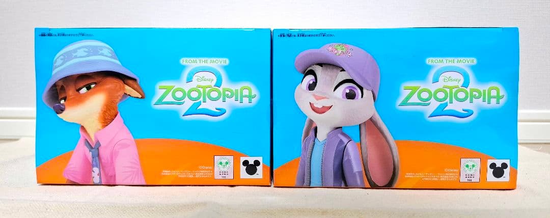 ズートピアモニタートップフィギュア　コンセプト　ブレイクタイム ニック　ジュディ