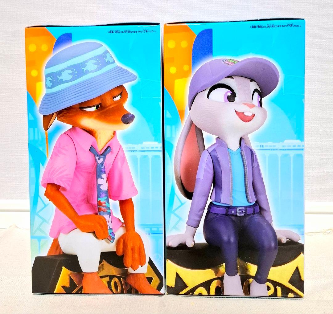 ズートピアモニタートップフィギュア　コンセプト　ブレイクタイム ニック　ジュディ