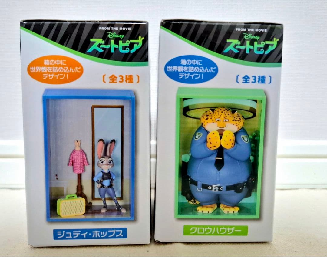 ズートピアモニタートップフィギュア　コンセプト　ブレイクタイム ニック　ジュディ