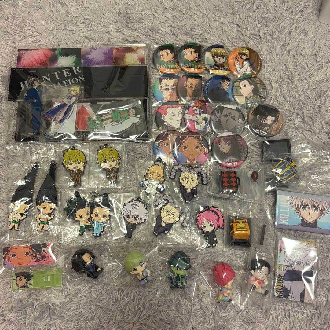 HUNTER × HUNTER 缶バッジ カード アクスタ ポストカードラバマス