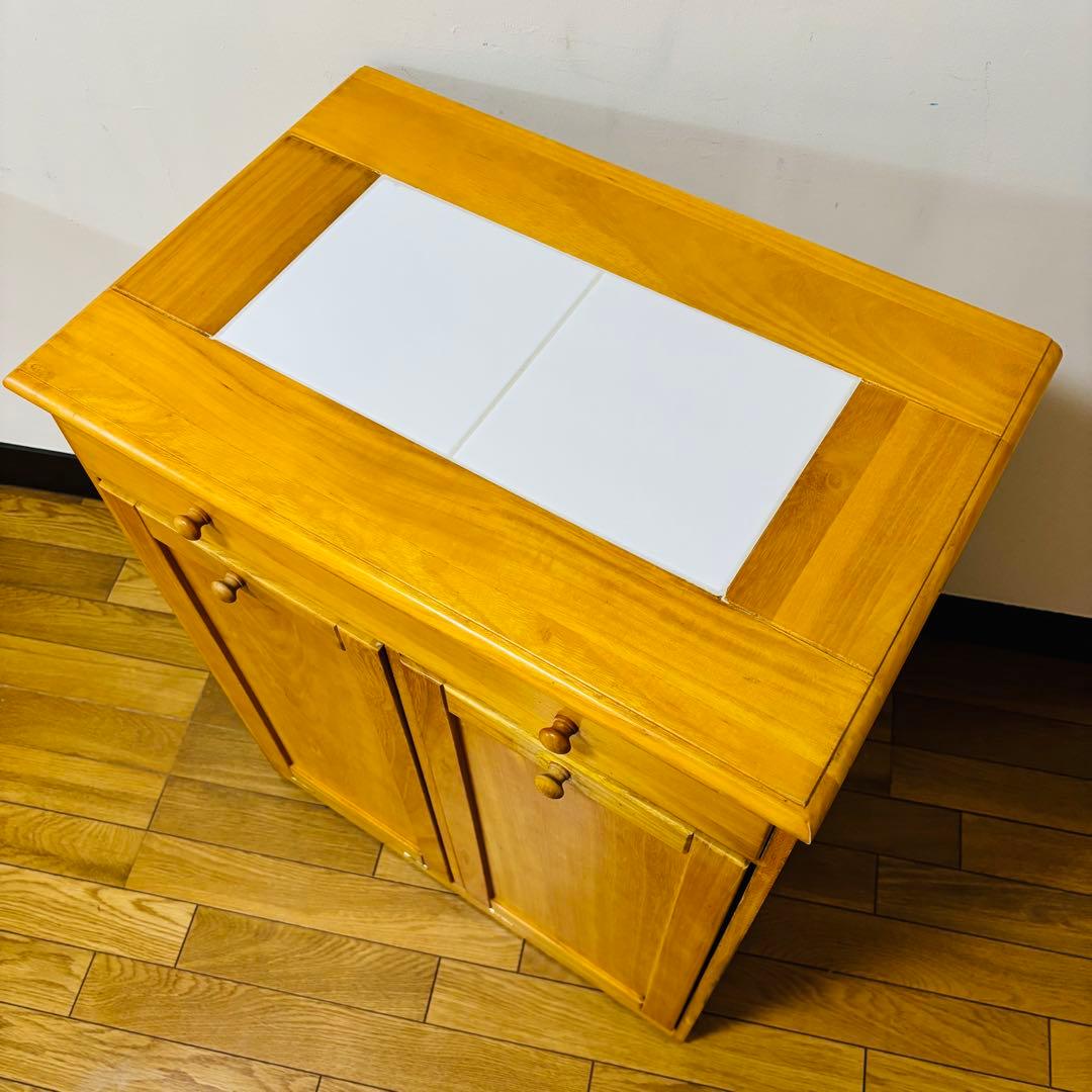 【希少品】　HAGIHARA 萩原　ダストボックス　キラスター付き　送料込み