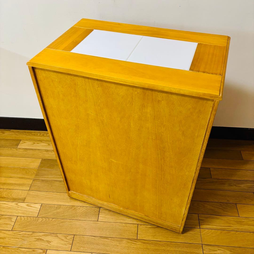 【希少品】　HAGIHARA 萩原　ダストボックス　キラスター付き　送料込み