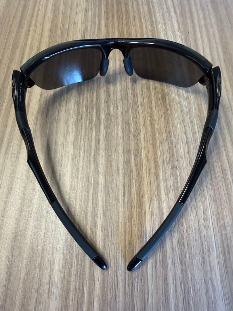 Oakley スポーツサングラス ブラック 偏光レンズ