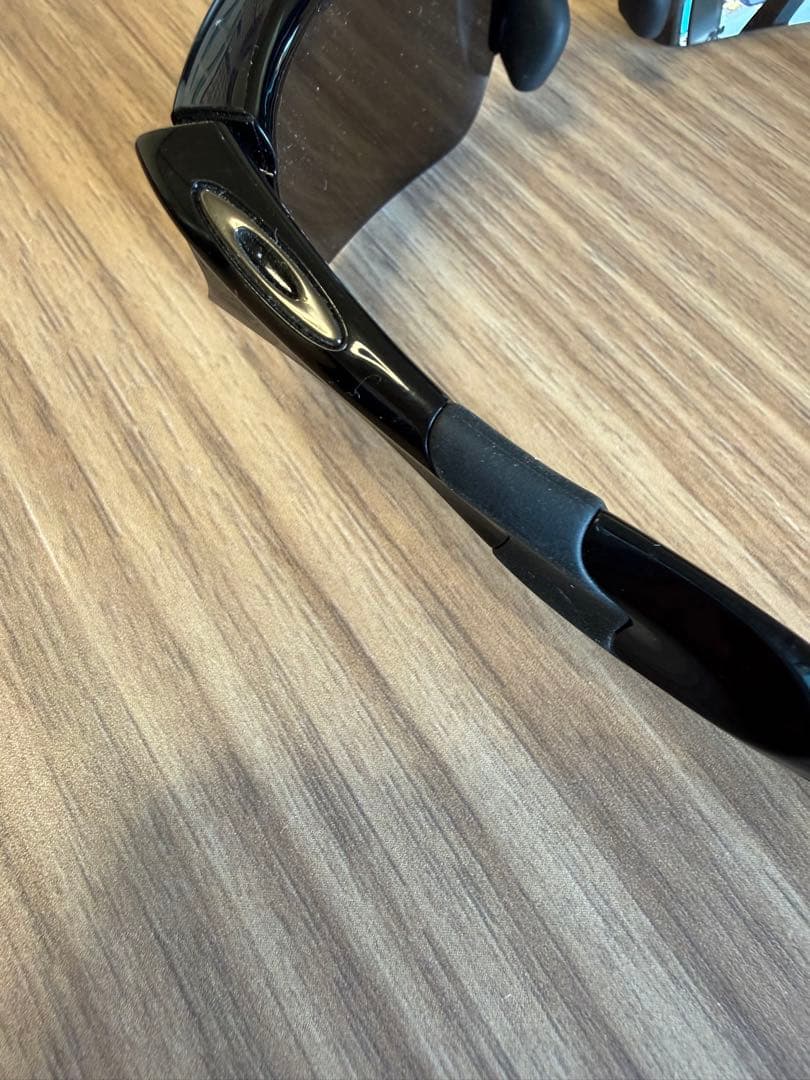 Oakley スポーツサングラス ブラック 偏光レンズ