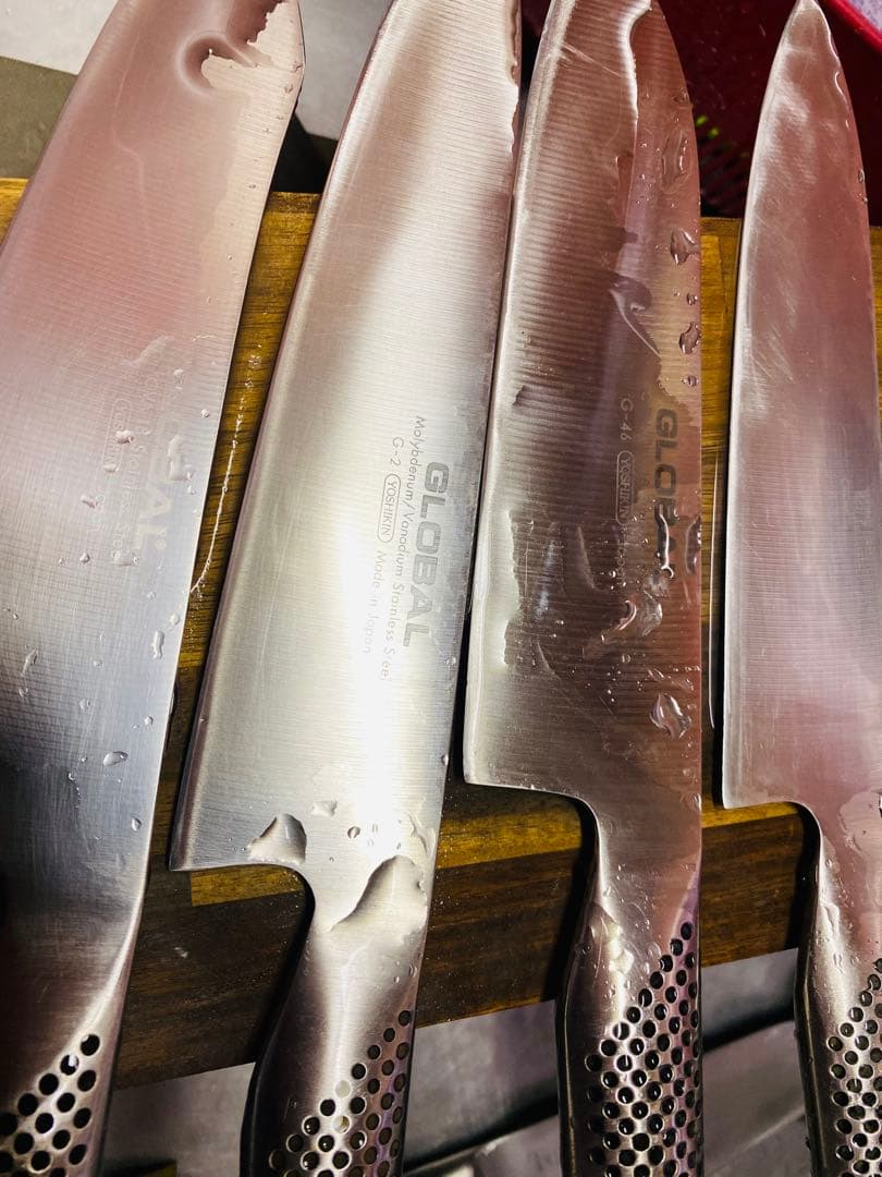 GLOBAL包丁セット 6本