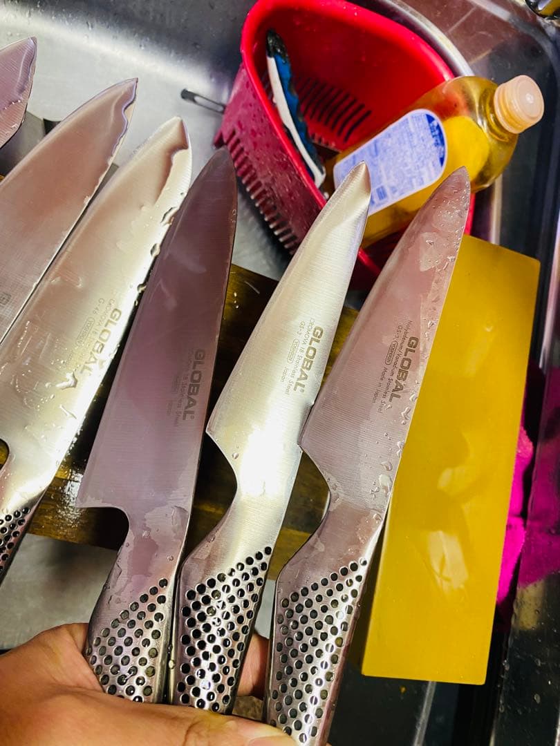 GLOBAL包丁セット 6本