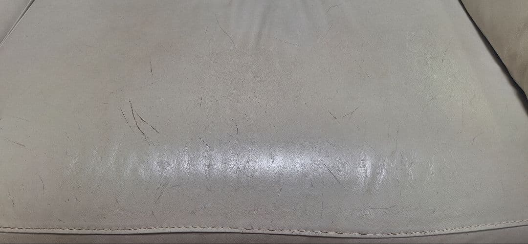 ニトリ電動ソファ（クローナ）3人掛けライトグレー_定価23万円①