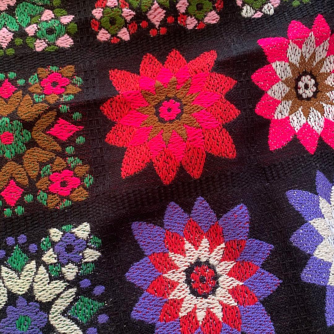 ビンテージ スペイン ゴブラン カラフル ベッドスプレッド マルチカバー 西川