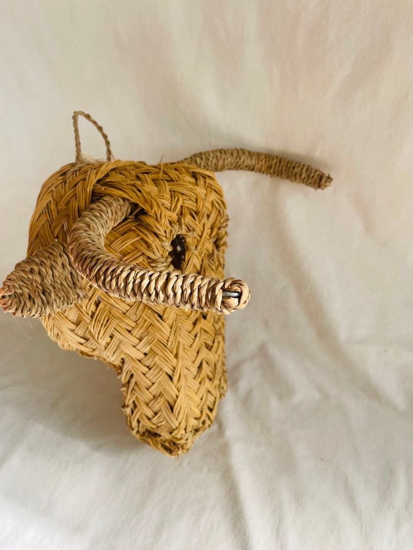 スペイン 手編み アニマルトロフィー 一点物