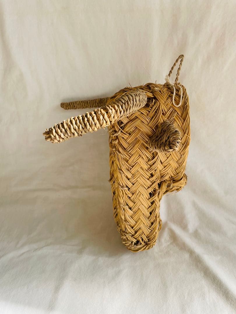 スペイン 手編み アニマルトロフィー 一点物