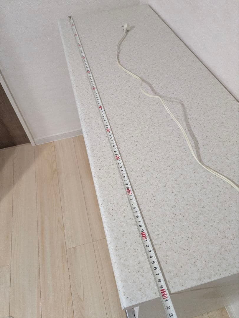 ニトリ キッチンカウンター 120cm(アルミナ2 120CT SI)