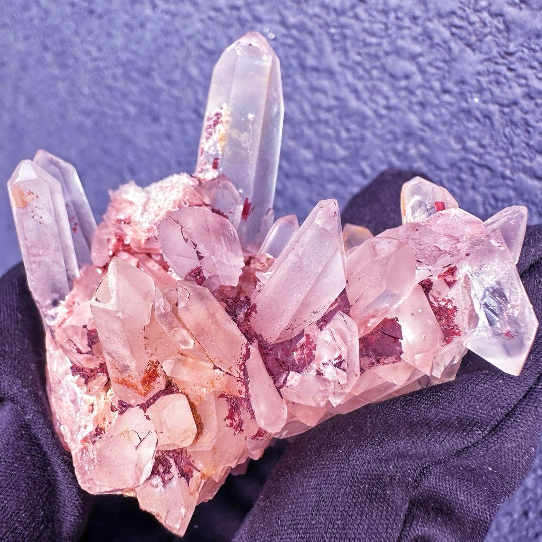 爆レア❗️浄化❗️超綺麗♡超強いパワー ピンク ヒマラヤ クラスター天然石A1458