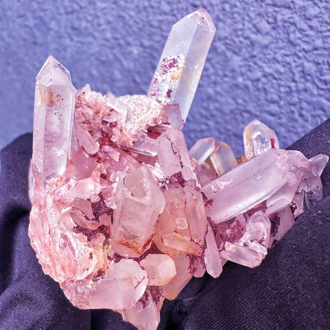 爆レア❗️浄化❗️超綺麗♡超強いパワー ピンク ヒマラヤ クラスター天然石A1458