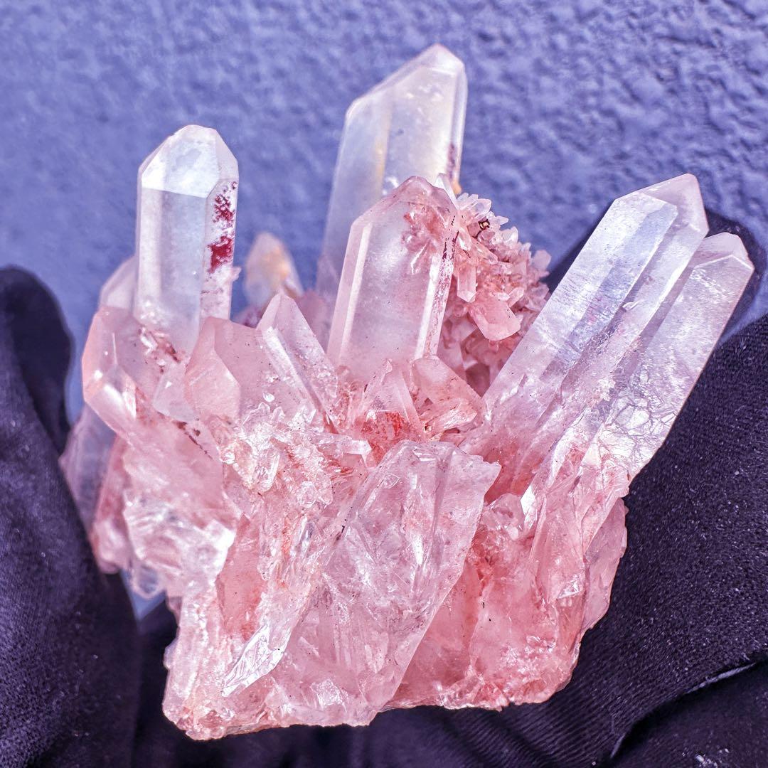 爆レア❗️浄化❗️超綺麗♡超強いパワー ピンク ヒマラヤ クラスター天然石A1458