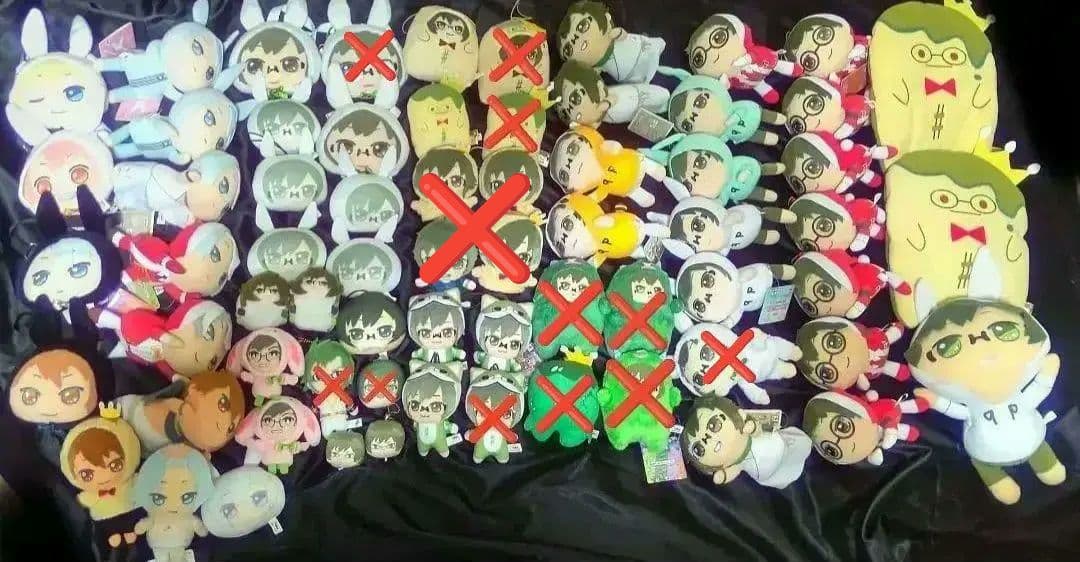 逢坂壮五 八乙女楽 四葉環 二階堂大和 十龍之介 アイナナ ぬいぐるみ