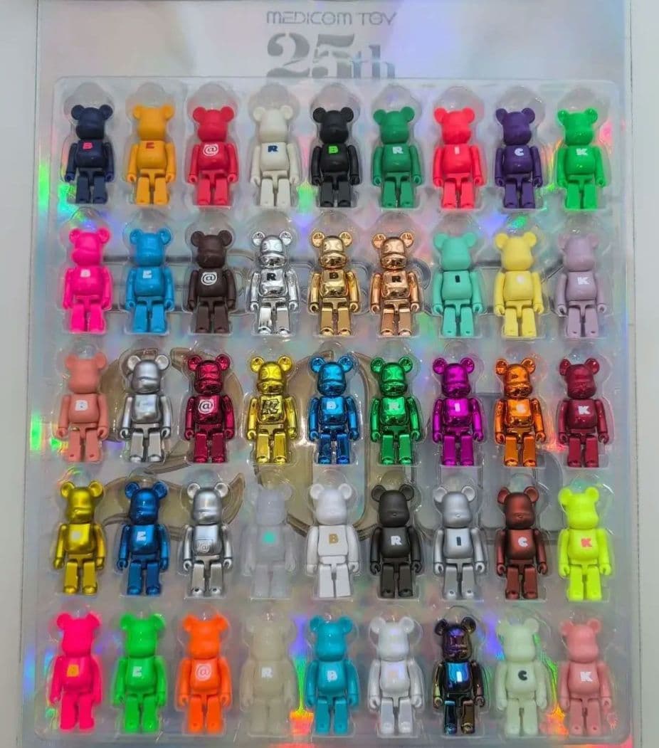 1th-51th ベーシック52種＆25thブリスターボードセット ベアブリック