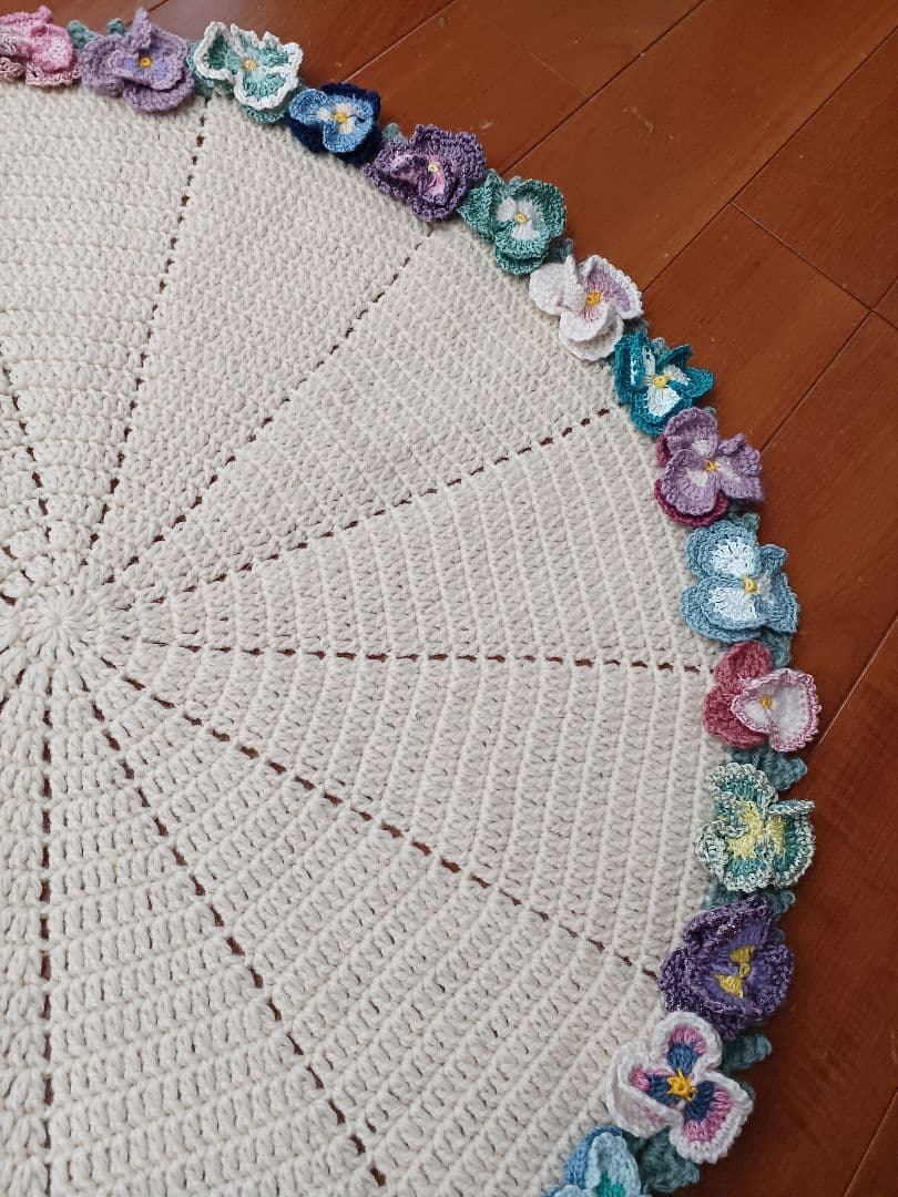 パンジーのブーケブランケット(参考商品)