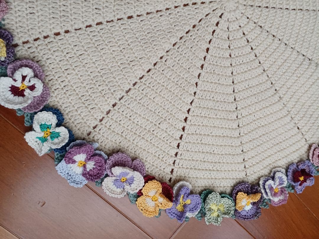 パンジーのブーケブランケット(参考商品)