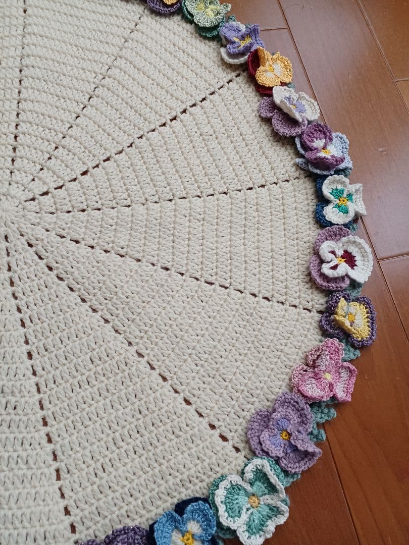 パンジーのブーケブランケット(参考商品)