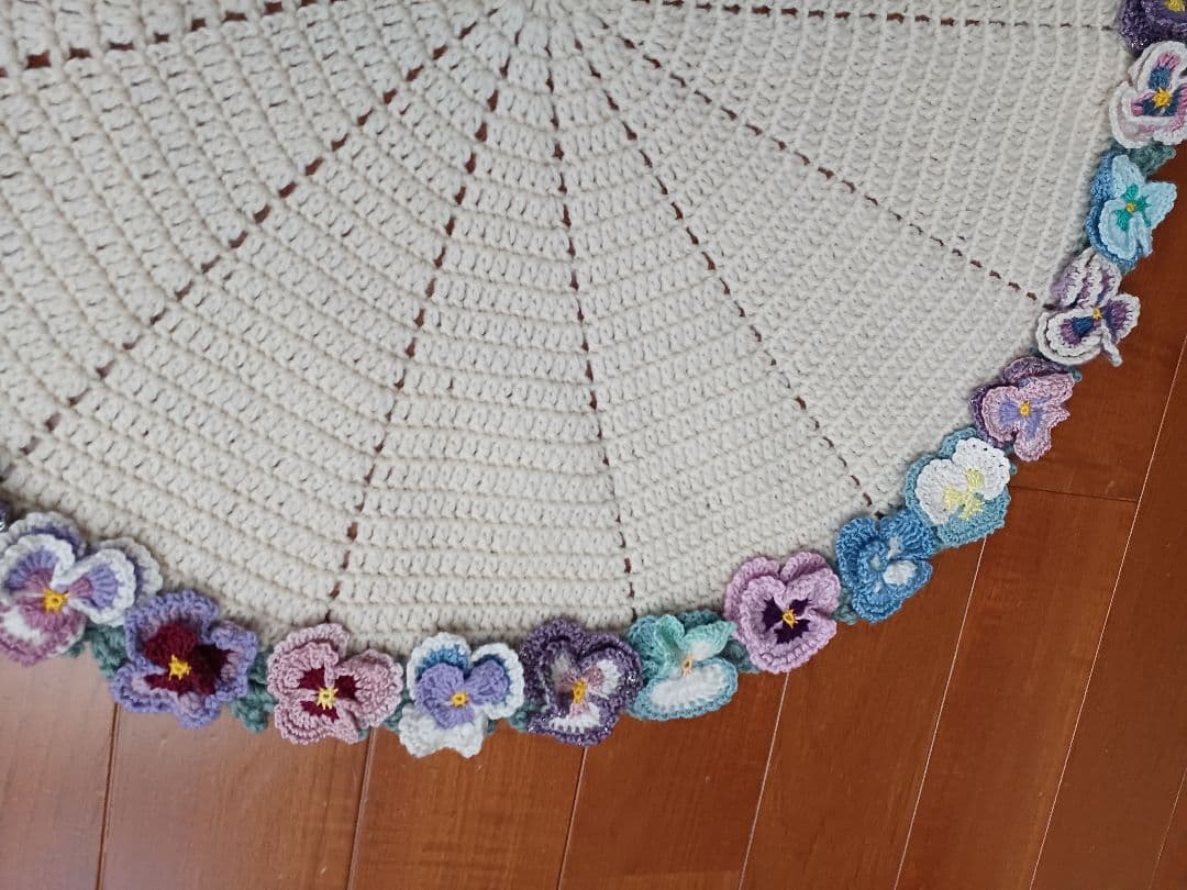 パンジーのブーケブランケット(参考商品)