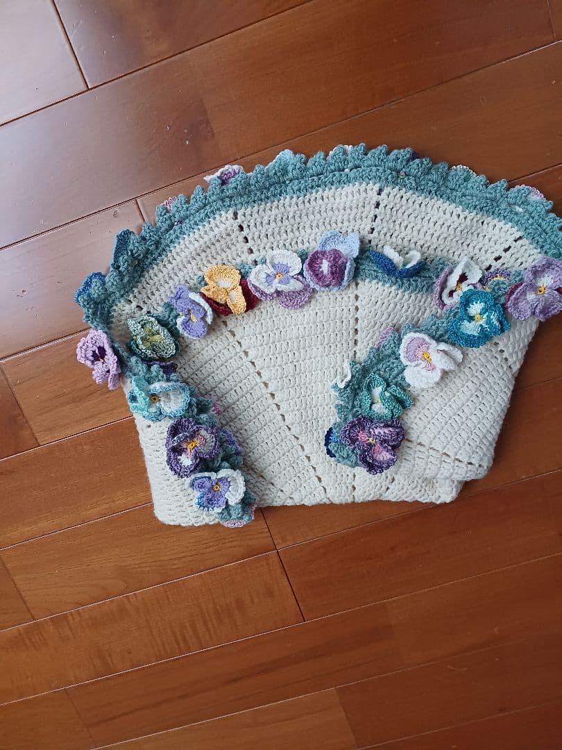 パンジーのブーケブランケット(参考商品)