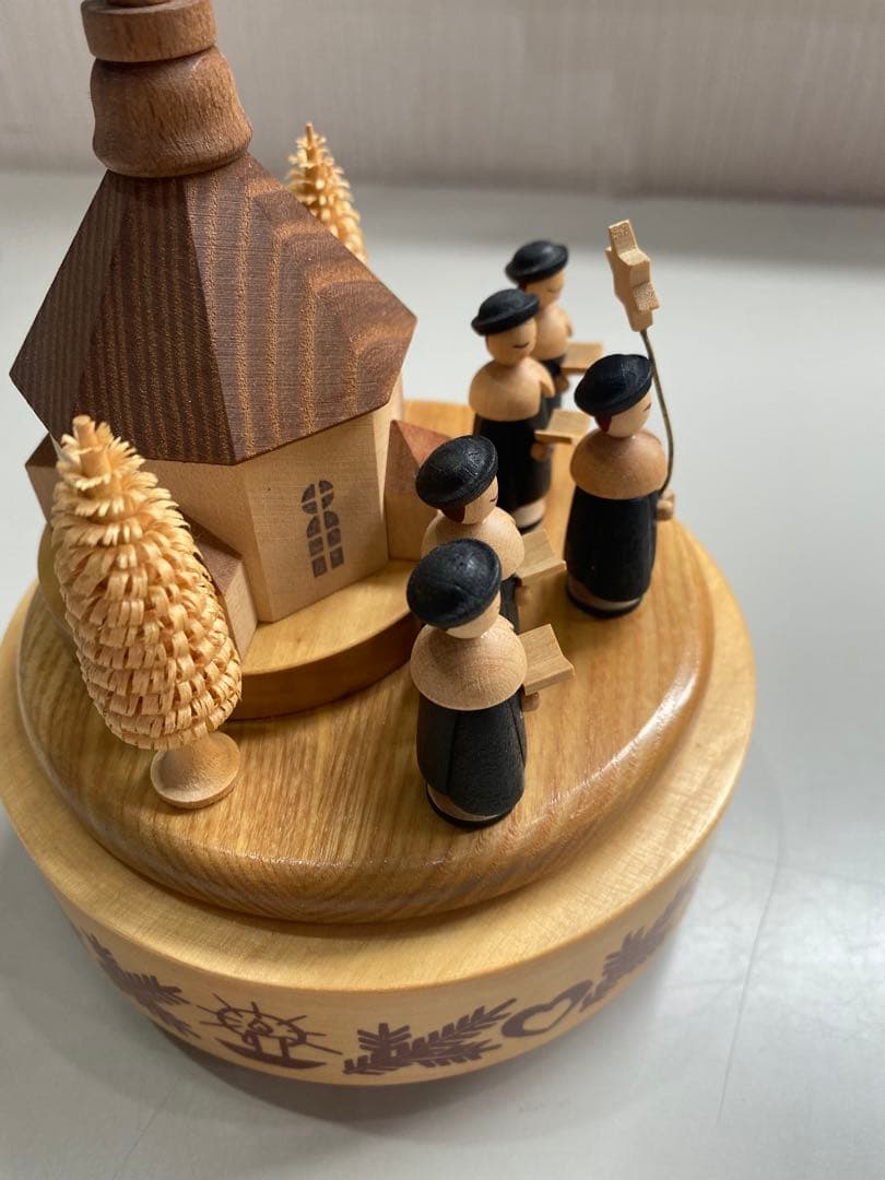 【美品】ドイツ製　木製オルゴール　希少