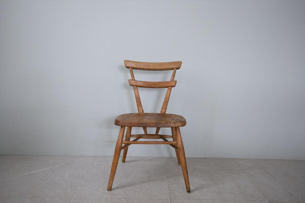 英国アンティークERCOLアーコールスタッキングチェア/子供イス91-130-2