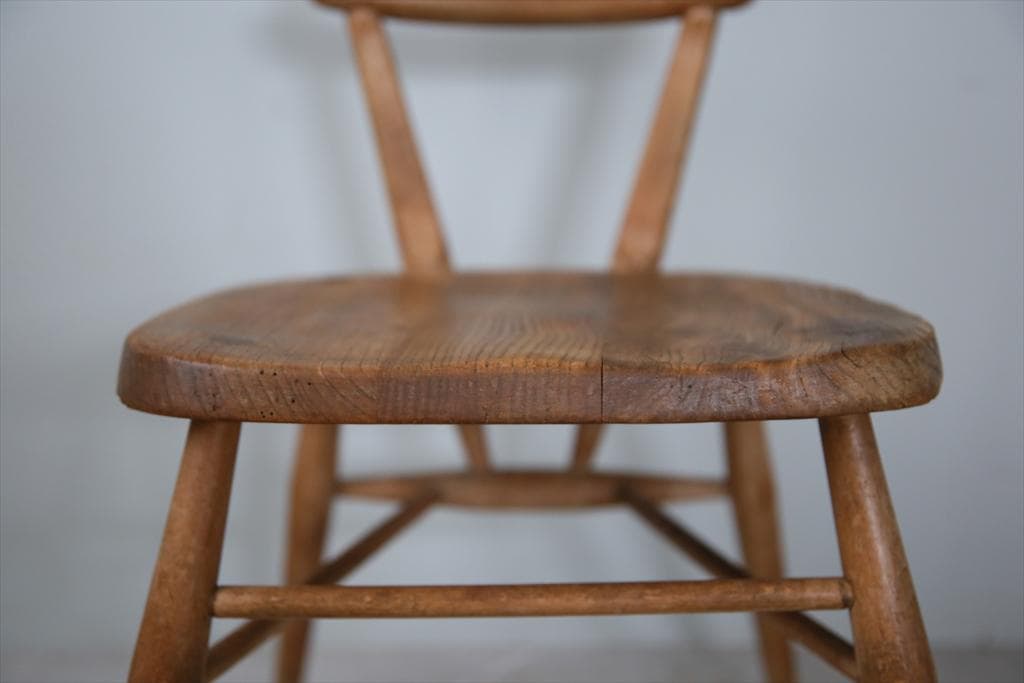 英国アンティークERCOLアーコールスタッキングチェア/子供イス91-130-2
