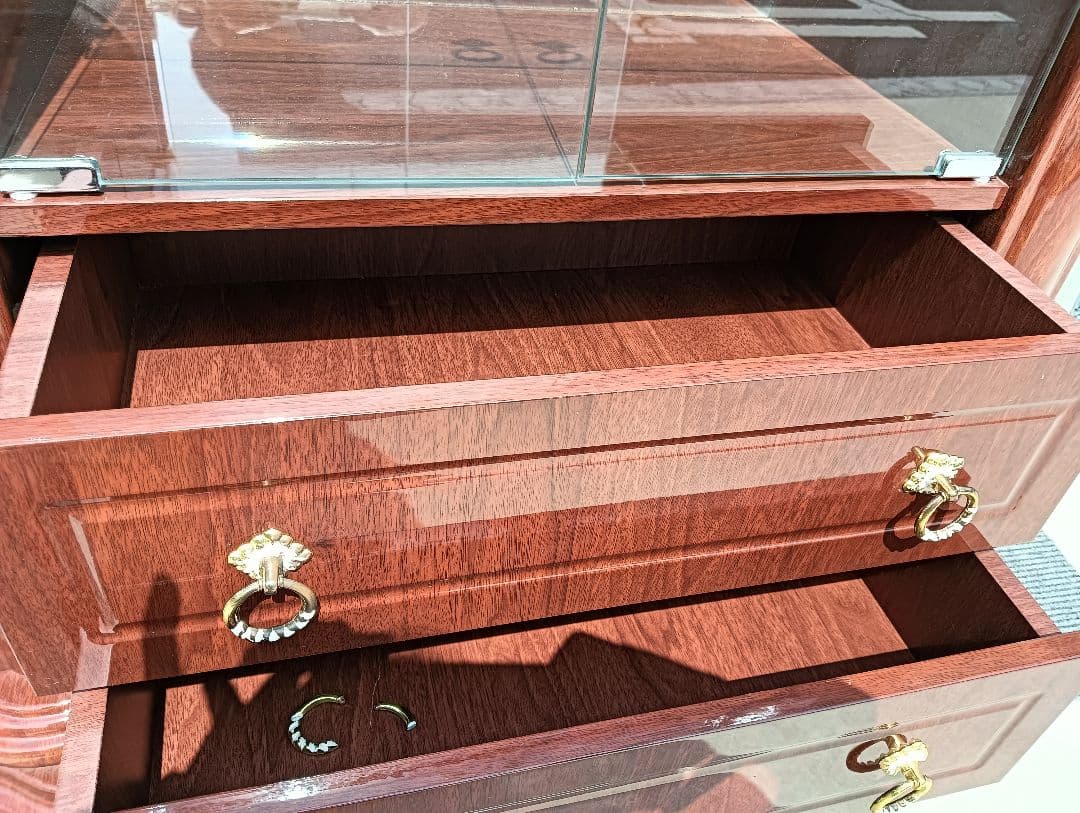 アンティーク　棚　キャビネット