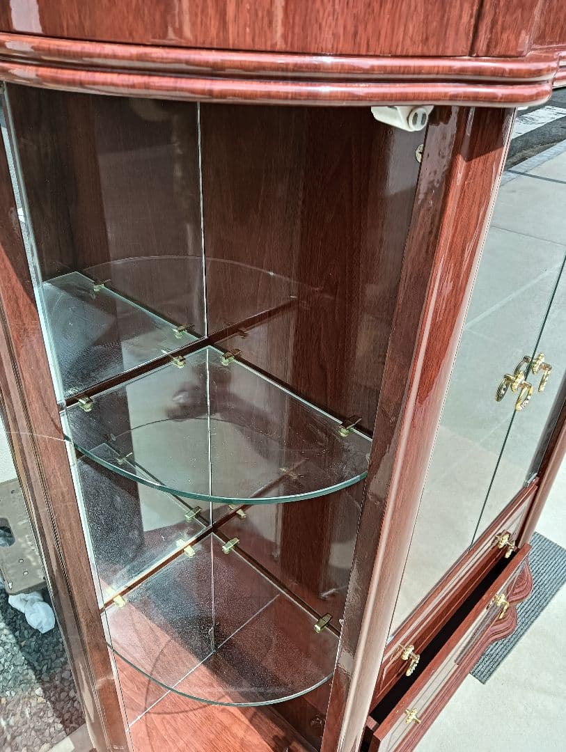 アンティーク　棚　キャビネット