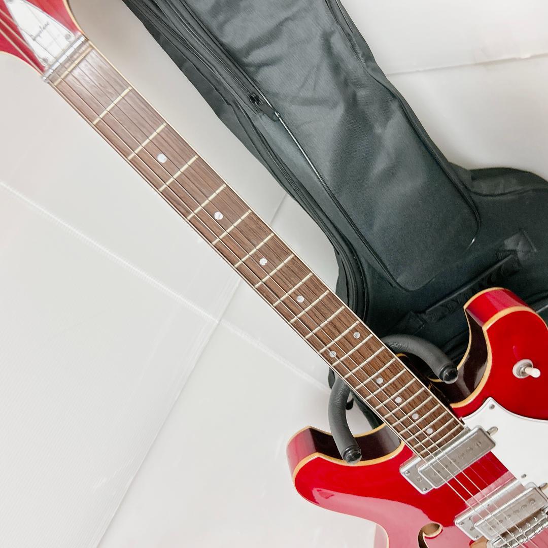 美品 Guyatone グヤトーン SG-25T セミアコ 赤 ビザールギター - メルカリ