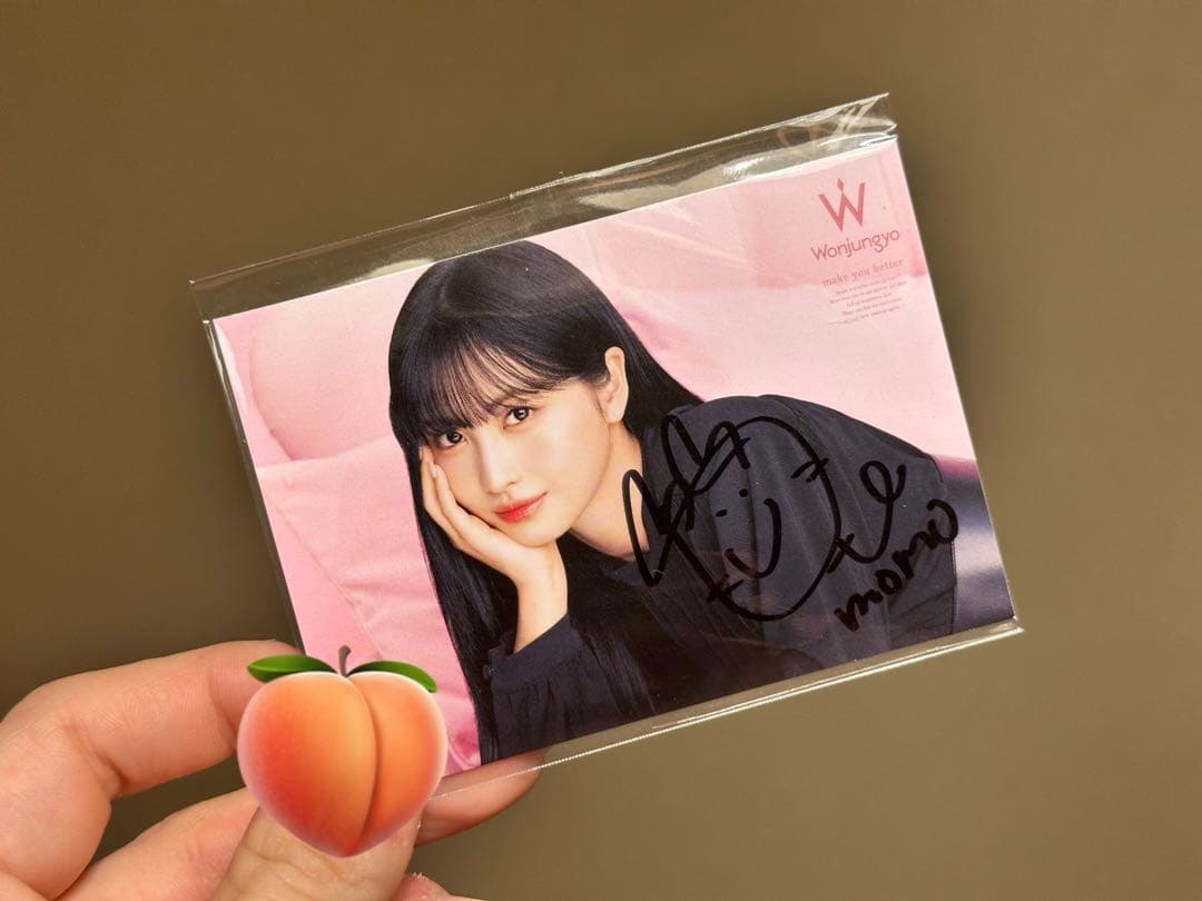 TWICEモモ 直筆サイン トレカ ウォンジョンヨ - メルカリ