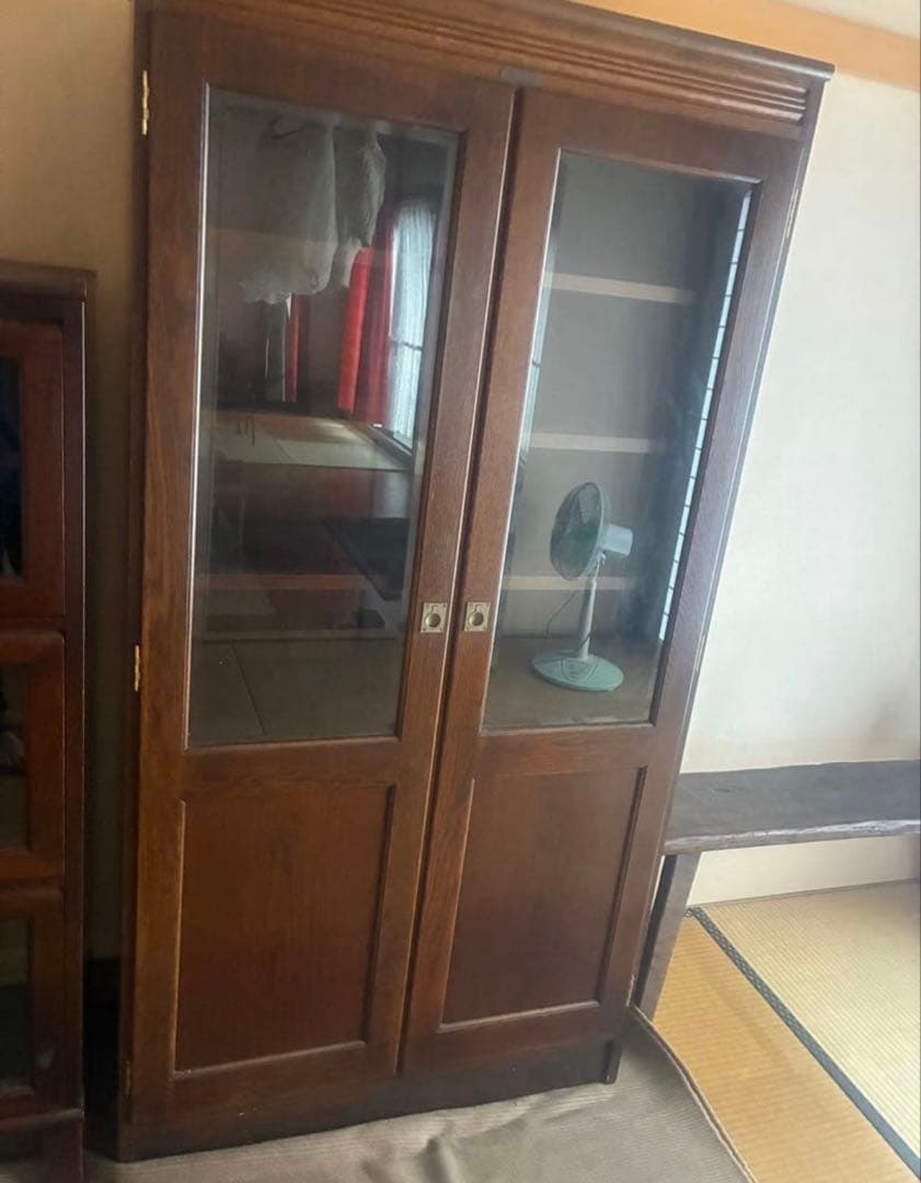 希少！Karf Library ガラス扉　キャビネット★ ビンテージ