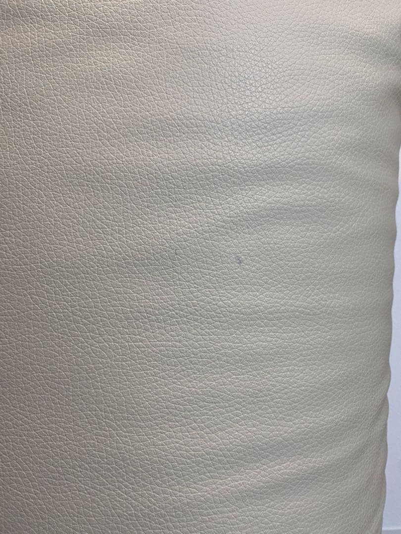 ビーズソファ　ハナロロ　 150L アイボリー 合皮