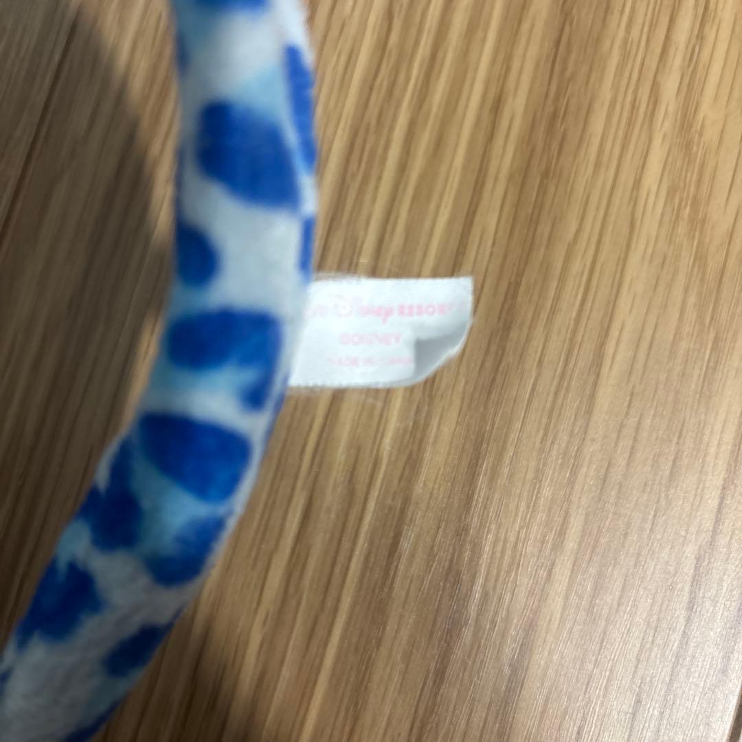 ディズニー ヒョウ柄 レオパード 青 カチューシャ - メルカリ