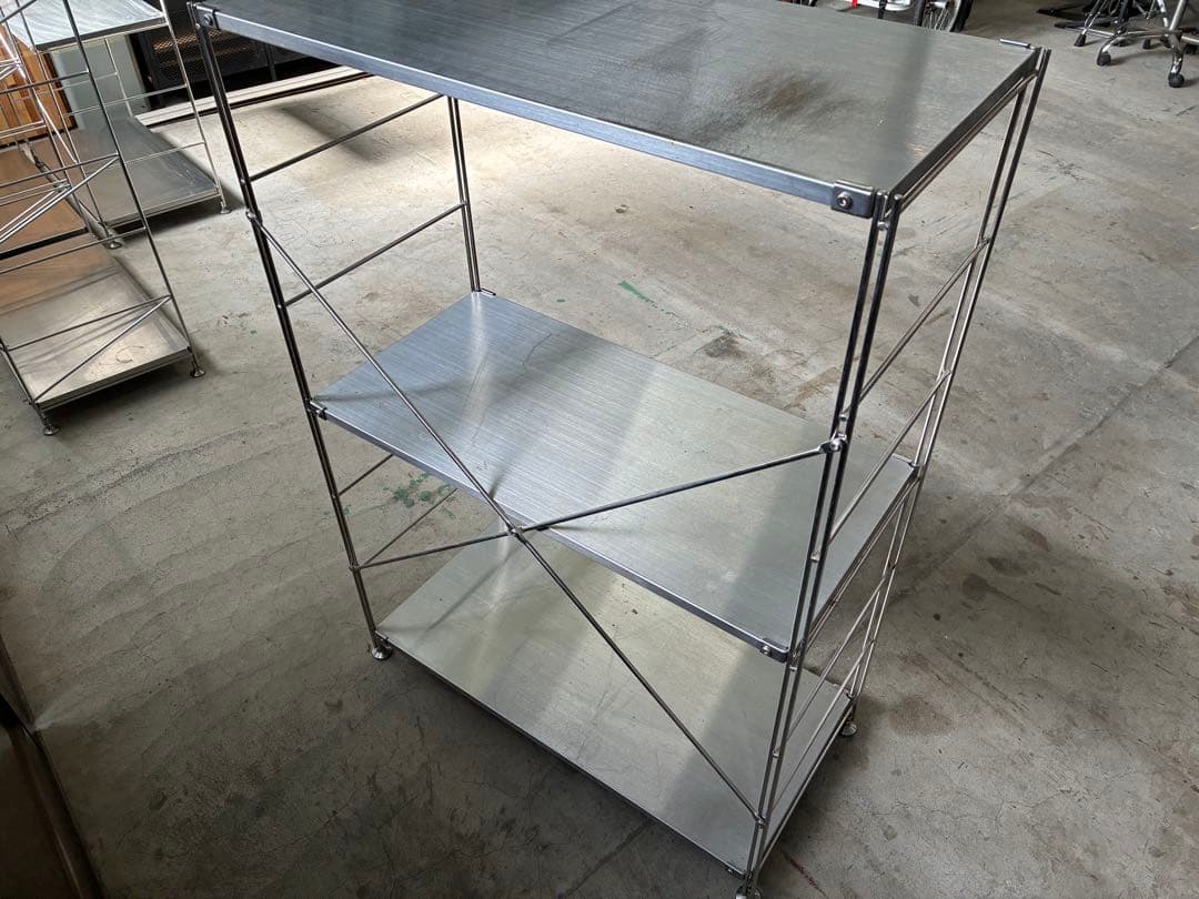 無印良品 ステンレスユニットシェルフ　3組