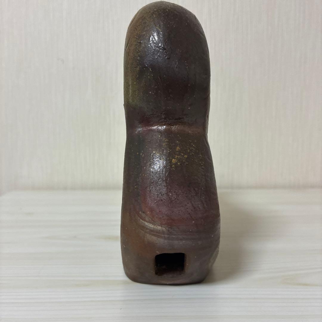 備前焼　浦上善次　干支　へび　蛇　巳　置物