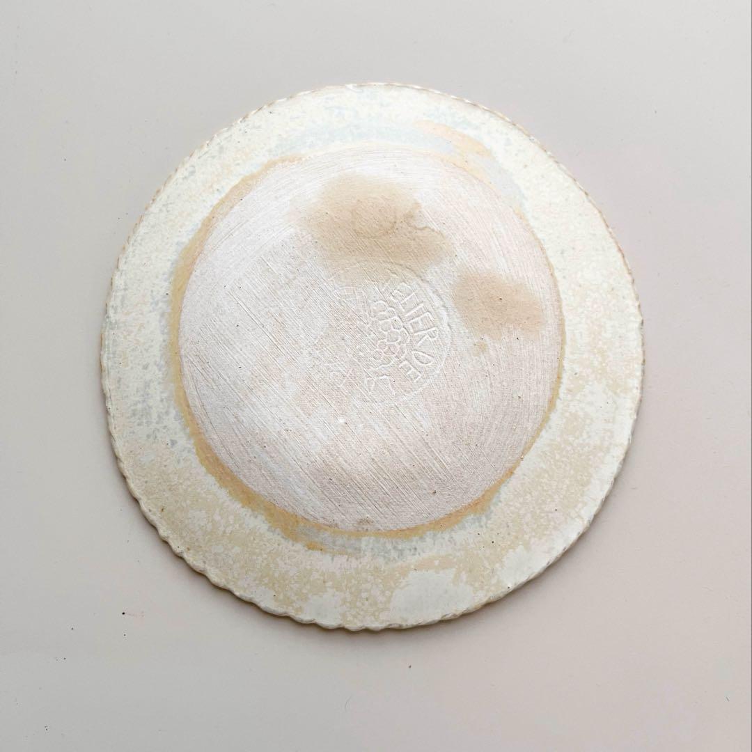 鹿児島睦さん　花植物 フラワー ボタニカル 型押し プレート皿